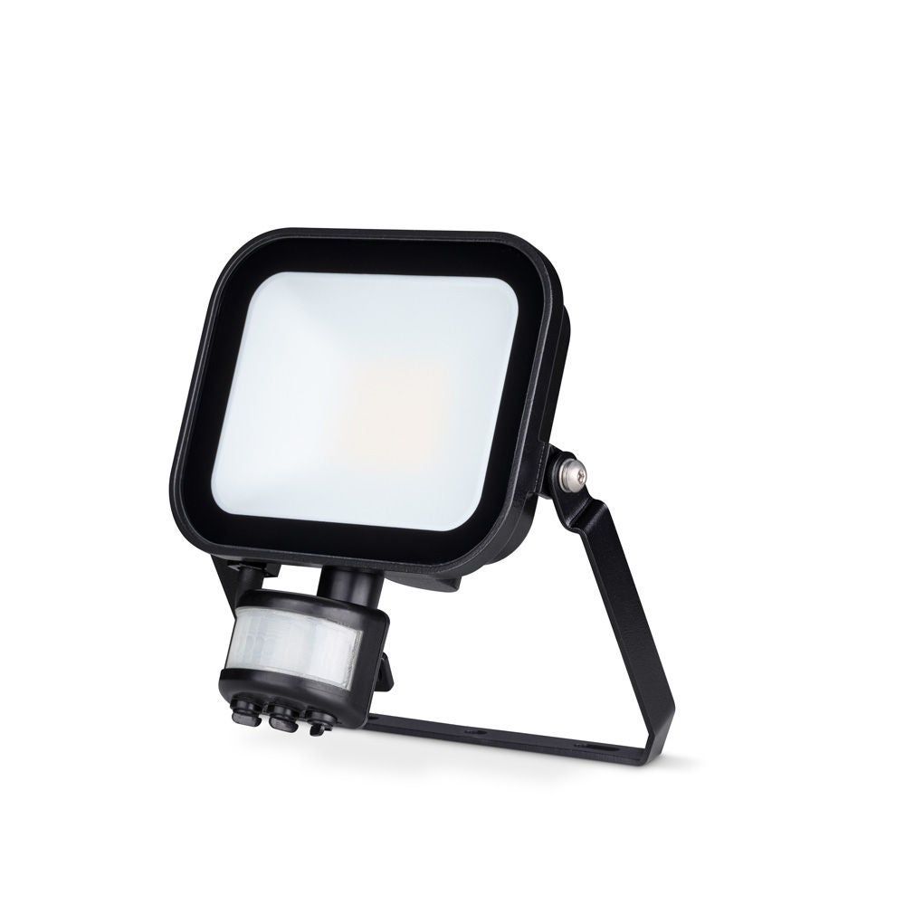 Niteflood™ LED Floodlight 20W IP65 4000K Black +PIR Image